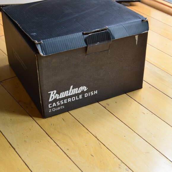 Bruntmor 2-Quart Ceramic Casserole Dish, Red - Picture 2 of 11